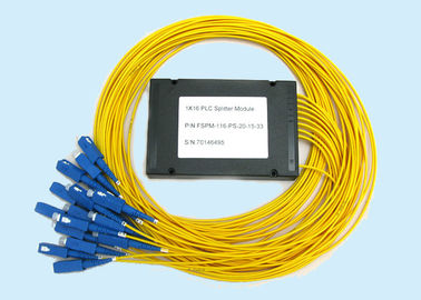 Porcellana Separatore di fibra ottica 1*16 per la fibra di scissione della rete di topologia di ODN - accoppiatori ottici dello SpA fornitore