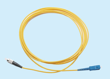 Porcellana CAVO di TOPPA FC/SC MODO 1-100MT del connettore a fibra ottica semplice da 3 millimetri SINGOLO fornitore