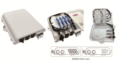 Porcellana Scatola di distribuzione di fibra ottica 227X181X54.5mm, fissata al muro (Indoor&amp;outdoor), separatore di IP65,8SC/8duplex LC/1X8 fornitore