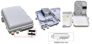 Porcellana Separatore della scatola di distribuzione 1x16 o 2PCS 1X8PLC o 16core adattatore di fibra ottica, 300X222X73mm, fissato al muro, IP65 fornitore