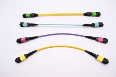 Porcellana Cavo di toppa a fibra ottica di MPO/MTP/cavo/saltatore fornitore